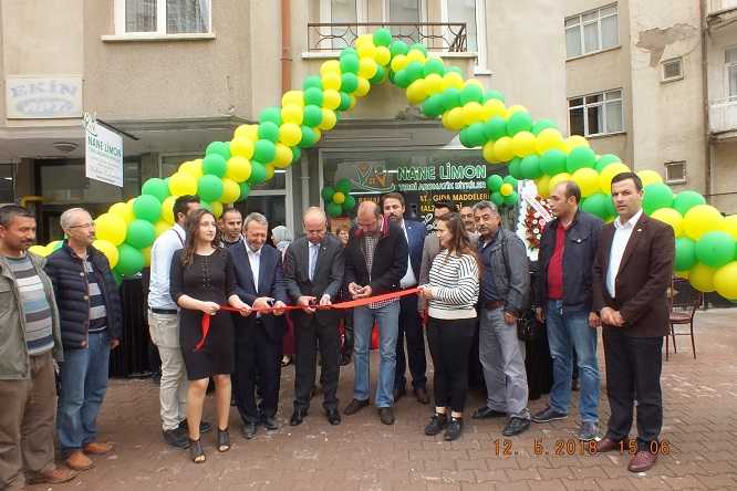 BAŞKANIMIZ, NANE LİMON-MAHLAS LOKUMLARI-TIBBİ AROMATİK BİTKİLER SATIŞ MAĞAZASI’NIN AÇILIŞ TÖRENİNE KATILDI.