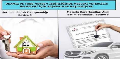 TOBB MEYBEM SINAV VE BELGELENDİRME HİZMETLERİ KIRŞEHİR TİCARET VE SANAYİ ODASI İŞBİRLİĞİYLE VERİLMEYE BAŞLAMIŞTIR